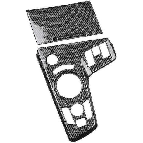 2 pièces de garniture adhésive en fibre de carbone pour panneau de levier de vitesse de console centrale de voiture Kia Sportage NQ5 2022 (1/5)