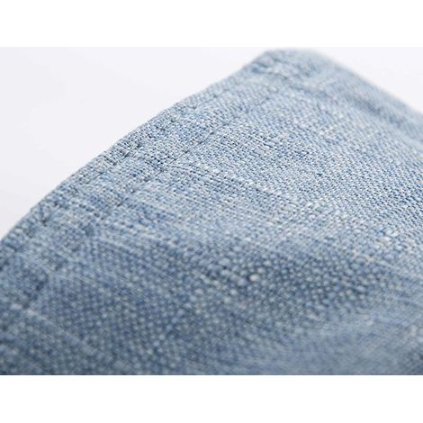 Housse Vide Pouf Géant XL Intérieur Bleu Métal Cocooning BiG52 (1/4)