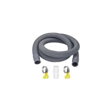 Flexible de Vidange Universel 3m pour Machine à Laver et Lave-Vaisselle, Haute Résistance (1/4)