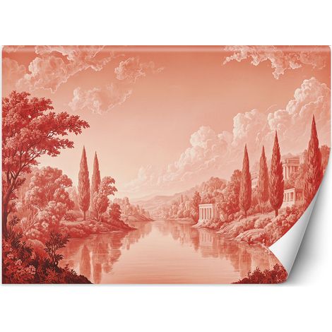 Papier peint Paysage rouge lac 150x105 (1/5)