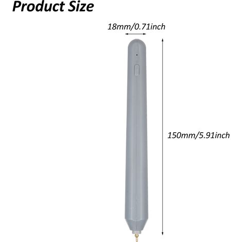Juego de bolígrafos de lámina térmica, bolígrafo de lámina térmica USB para scrapbooking, rollos de lámina térmica dorados y plateados para hacer tarjetas, manualidades y dibujar, con cable USB de 5 V (1/2)