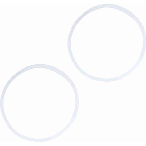 Lot de 2 joints de remplacement silicone blanc 9.5x0.5 cm pour centrifugeuse 600W lames extraction fraisage couvercle à bascule (1/5)