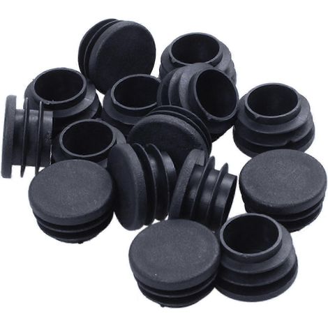 Embouts ronds en plastique de 25 mm de diamètre, adaptés aux pieds de table et de chaise de 15 pouces. (1/5)