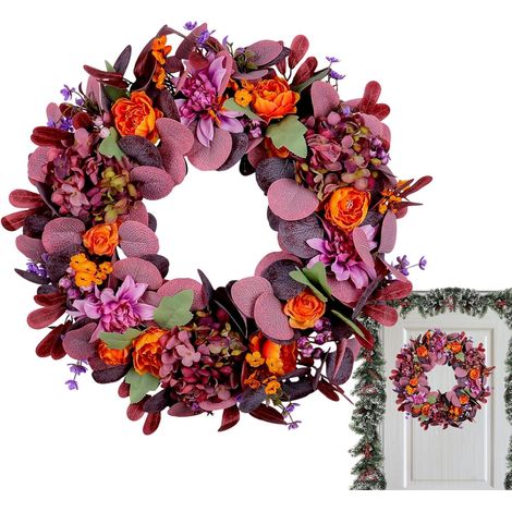 Couronne d'automne pour Porte d'Entrée - Couronne d'automne pour Porte (1/5)