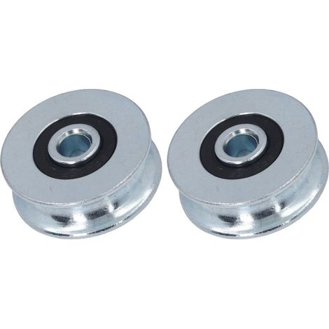 pulleys with an outer diameter of 40 mm and a central diameter of 8 mm, made of alloy steel with ball bearings (1/5)