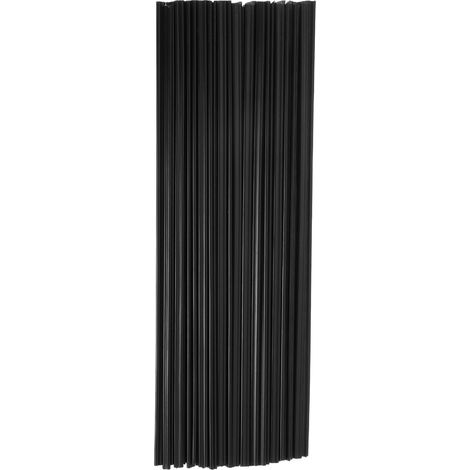 Lot De 50 10" Tiges De Soudure Plastique 2.5x5x250mm Noir (1/5)