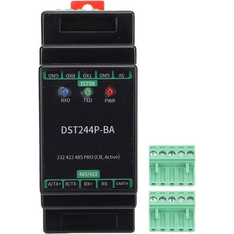 Vvikizy Module de convertisseur de port série Pour RS232 TTL pour RS422 485 Pro Montage de rail Isolé Module de informatique pack (1/5)