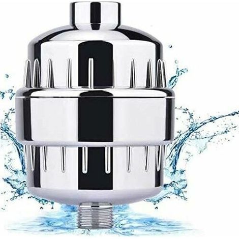 Filtre Douche, Filtre Douche Anti Calcaire - Filtre la Chloramine, le Fluorure et Métaux Lourds, Filtre de Douche avec Cartouches Remplaables - Adoucir l\'eau Dure, Protégez Peau et Cheveux (1/5)