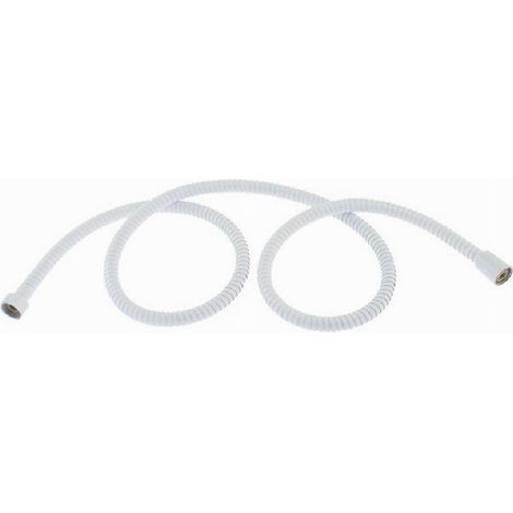 Cleafe - Tubo Laccio Flessibile Doccia Doccetta Vasca Bagno 1.5mt Universale 87137 Bianco - (1/2)