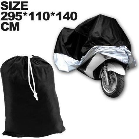 [295x140x110cm] Waterproof and UV Resistant Motorcycle Dust Cover for Yamaha and Harley-Davidson Motorcycles (1/4)