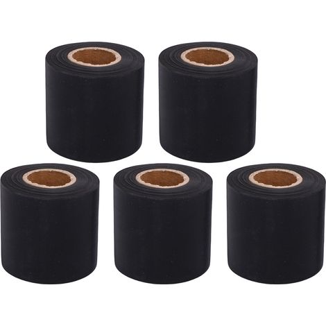 Ortviai Ruban d’isolation PVC pour tuyaux climatisation – 5 rouleaux de 6 cm x 9,5 m, étanche et résistant (1/5)