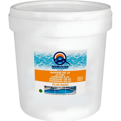 Plus Basic Granulado 30 kg – Incrementador de pH para piscinas (Quimicamp)