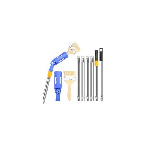 Rallonge de Pinceau Peinture Pinceau Multi Angle, Extension de Pinceau Télescopique, Poteau d'Extension pour Rouleau de Peinture pour Peinture Murale Peindre Des Plafonds Hauts