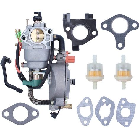 Ensemble de joints de déflecteur thermique de solénoïde de carburateur pour carburant dual pour HONDA GX390 GX 390 chinois 188F 190F moteur 4-5KW générateur (1/5)