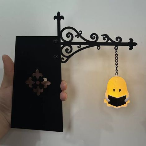 New Library Lantern - Decorative Bookshelf Lighting - Ghost Style