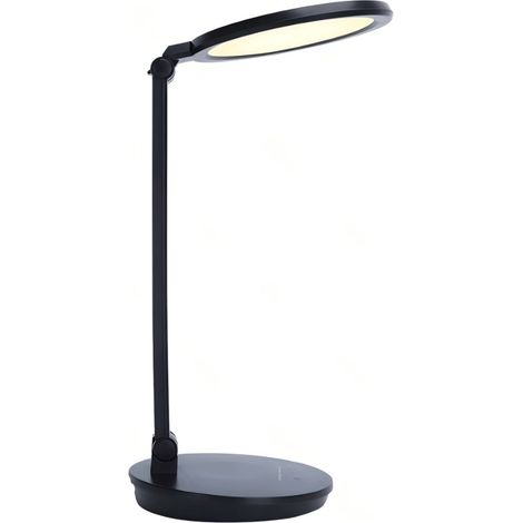 Lampe de Bureau LED Pliable Noire 8W CCT 3000-6500K - Anti-Fatigue - Étude Travail (1/2)