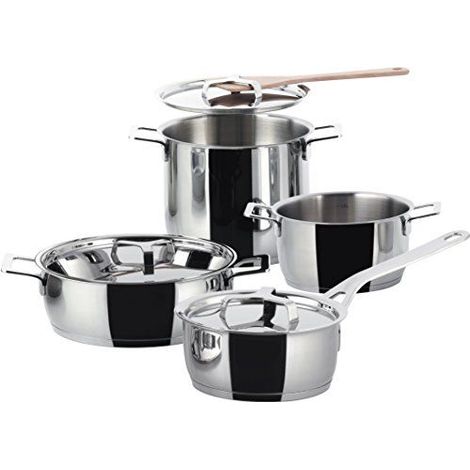 POTS&PANS, Batterie de Cuisine 7 Pièces, Alessi