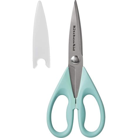 Ciseaux de cuisine polyvalents avec étui de protection pour un usage quotidien, ciseaux en acier inoxydable compatibles lave-vaisselle avec poignée ergonomique (1/5)