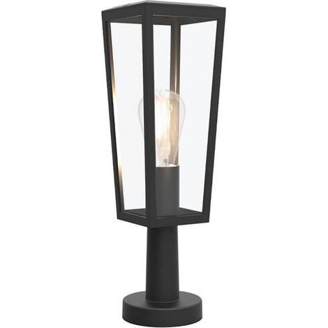 Borne lumineuse extérieure PINE noire Lutec E27 IP44 (1/2)