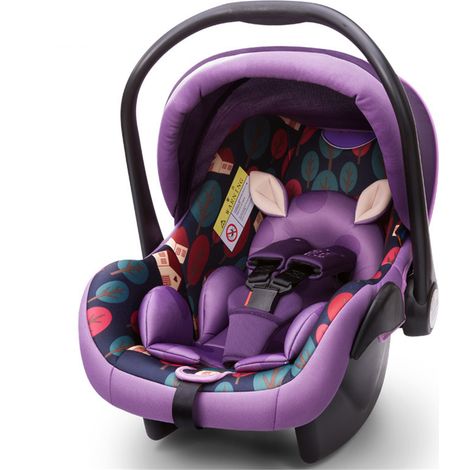 (Exclusivité Asie du Sud-Est) Siège auto pour bébé Beibei Cassie LB-321 pour nouveau-nés de 0 à 13 mois (violet) (1/5)