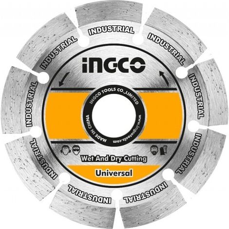 Ingco DMD011254 disco diamantato da 125 mm adatto per scanalatrice WLC15008 (1/5)