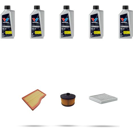 Kit tagliando 3 FILTRI e 5L OLIO compatibile con Mercedes Classe A (w177) 160 80kw Dal 2018 (1/5)