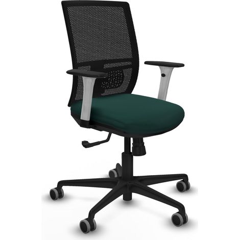 Chaise de bureau piqueras y crespo Yunquera vert bouteille mousse 25 Kg m3 (1/2)