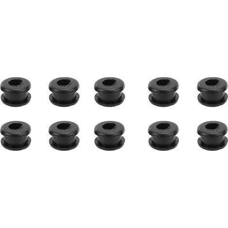 Amortisseurs pour ventilateur de plafond, joints en caoutchouc de rechange à faible bruit pour la réduction du bruit, noirs, 10 unités.