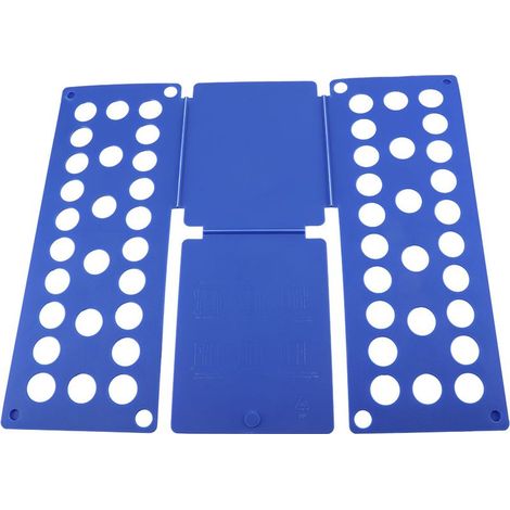 Organisateur de vêtements, chemise groupée, planche pliante, pantalons pliables, tailles pour adultes et enfants (bleu). (1/5)