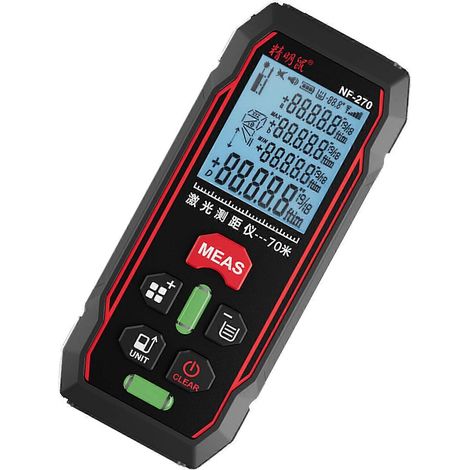 Télémètre laser 70 m / 229 pi - Mesure de l'aire et du volume selon le théorème de Pythagore - Test FFY (1/4)