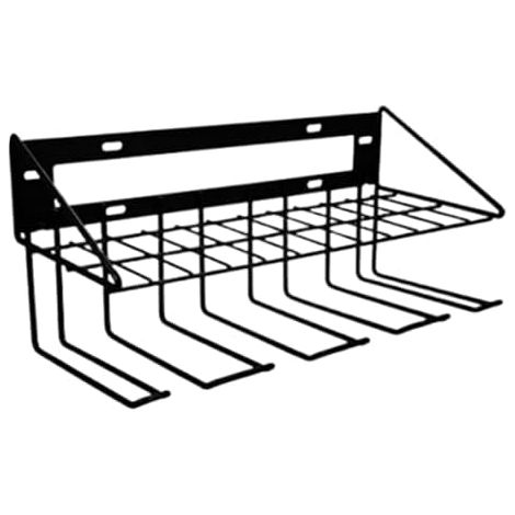 Organiseur mural pour outils électriques Rack métallique avec crochets perceuse,Étagère à forte capacité de charge - Atelier, Garage, Maison, Rangement, Cabane (1/5)