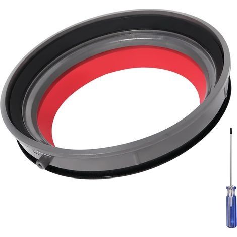 bague d'étanchéité fixe poubelle à poussière pour Dyson V10 SV12 SV13 SV27 accessoires d'aspirateur,Pièce de rechange bague d'étanchéité + tournevis T8 (1/5)