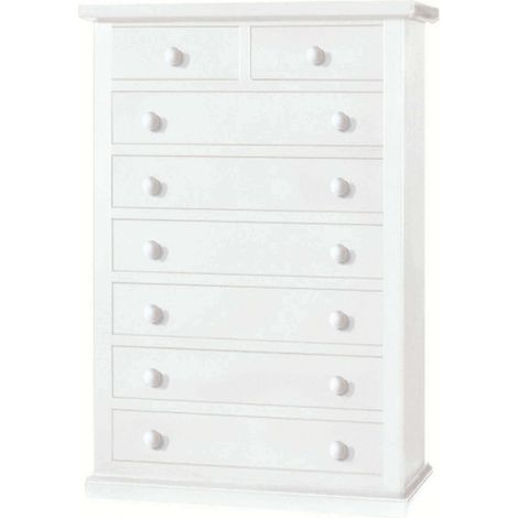 KELLEY - cassettiera in legno massello cm 87 x 45 x 127 h