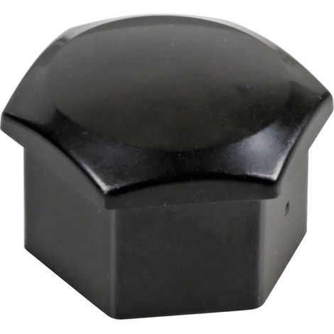 Black Nut Caps, 20 copribulloni in ABS - Ø 19 mm (1/3)
