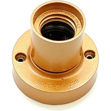 Oberflächenlampenfassung E27 4A 250 V Gold ø67 x 57 mm