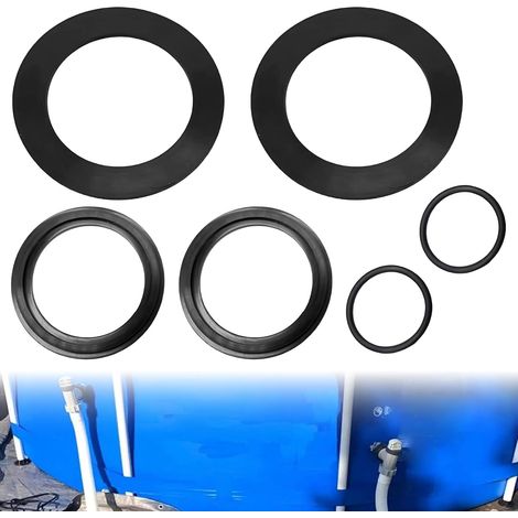 guarnizioni in gomma con O-ring per valvole per piscine Intex 10745, 10262, 10255, ampio assortimento di guarnizioni in gomma con O-ring (1/5)