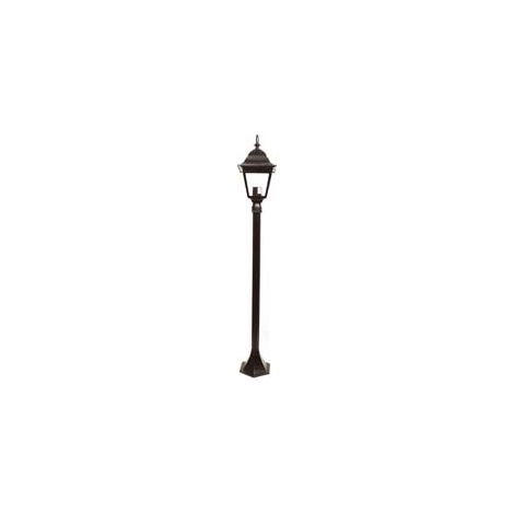 Lampioncino su Palo Modello New York 100 W IP44 120 Cmh. Nero Syntesy
