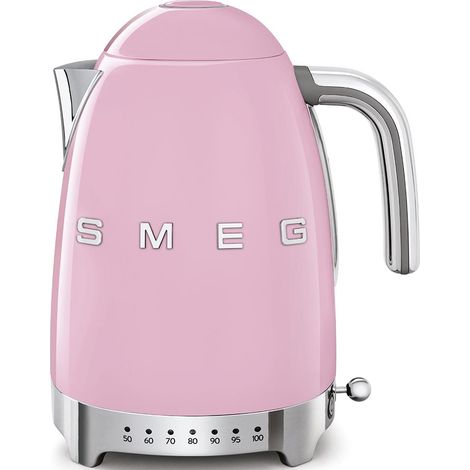 Smeg KLF04PKEU Elektrischer Wasserkocher rosa 1,7L retro