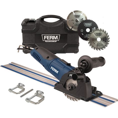 FERM Sega circolare di precisione 500 W - Velocità variabile - Incl. 3 lame per sega (1/5)
