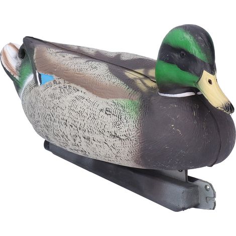 Canard mâle simulé, statue animal moule décoration, artisanat plastique jardin cour extérieur (1/5)