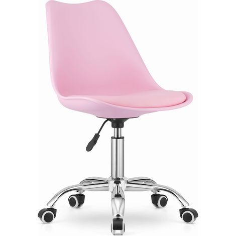 Silla giratoria Alba - rosa (1/5)
