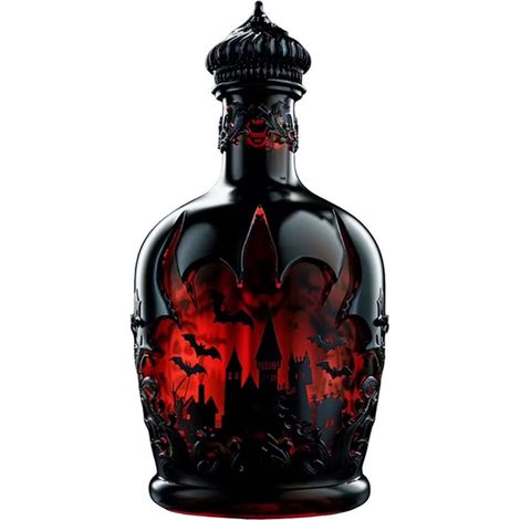Bouteille Potion - Verre Décor Halloween - Style Gothique - Ensemble de 6 Pièces - Pour Décoration Intérieure et Collecte (1/5)