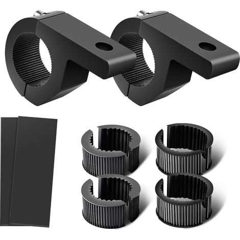 19–32 mm Arbeitsscheinwerferhalterung, universelle Klemmhalterung für Motorrad, Geländewagen, ATV, UTV, LKW, Boot, Dachgepäckträger (19–32 mm), 2er-Pack (1/5)