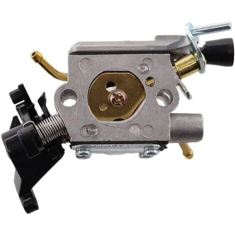 NALOOKAMIC  Carburateur avec joint d'étanchéité Filtre à air Tuyau d'essence pour Husqvarna 445 445E 450 450E Tronçonneuse Jonsered CS2245 CS2250 S Remplace Zama C1M-EL37B 506450401