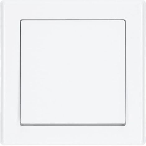 Connettore a croce singolo con cornice 8,1x8,1cm Bianco