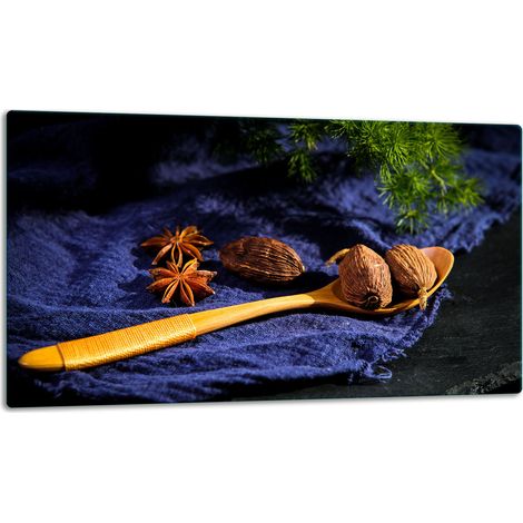 Tablero de corte de placa de vidrio 52x30 especias (1/5)
