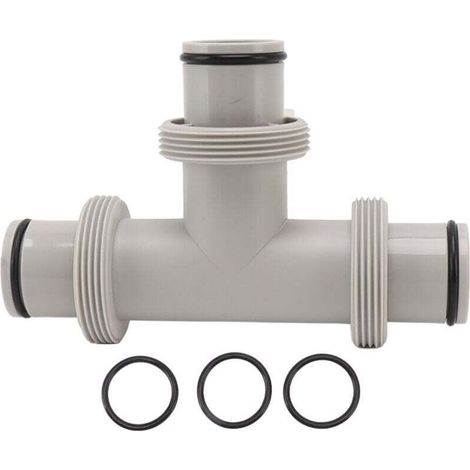Raccord de tuyau 38 mm, adaptateur de tuyau de piscine, raccord de tuyau de piscine 38 mm, kit de raccordement de piscine, rallonge de raccord de tuyau de piscine 38 mm (1/4)