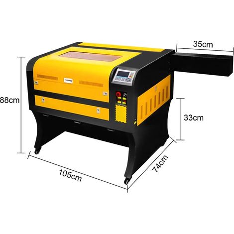SIHAO Nuovo strumento di incisione 400x600mm dell'incisore laser della macchina di incisione laser di CO2 60W (1/5)