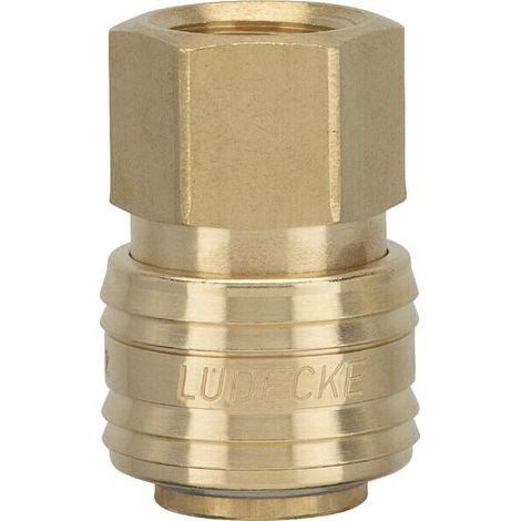 Acopl. r谩pido 1/2" rosca hembr L脺DECKE ES12IAB (1/2)