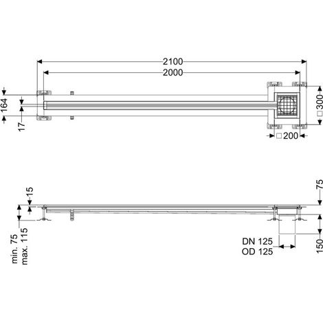 KESSEL 6002201 Goulotte fendue Ferrofix